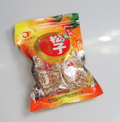 愛嗑袋裝巴西手剝松子500g